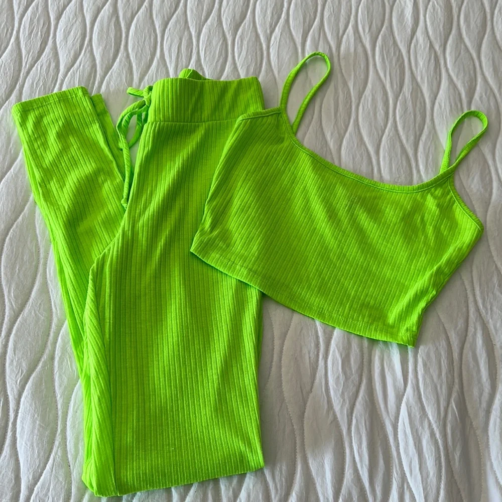 Windsor green neon matching set